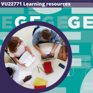 VU22771 Apply a gender lens to own work role: Learning Resources