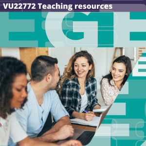 VU22772 Communicate effectively with gender equity stakeholders: Teaching Resources