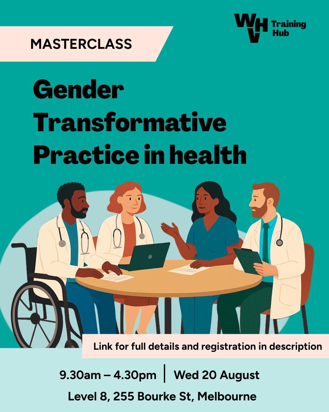 Gender Transformative Practice in Health: In-Person Masterclass 